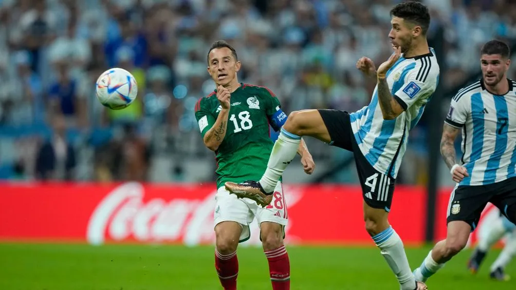 Guardado vio acción contra Argentina