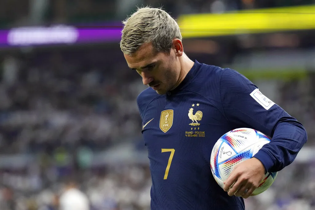 Antoione Griezmann no ha marcado en la Copa del Mundo