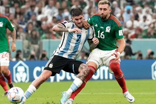 Herrera durante partido contra Argentina