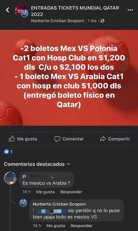 Revendió boletos del Tri