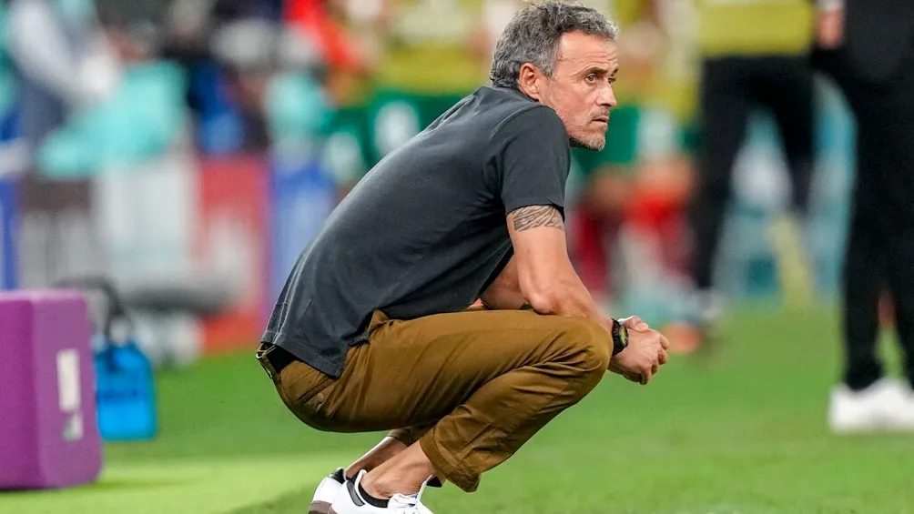 Luis Enrique no pudo con la selección española