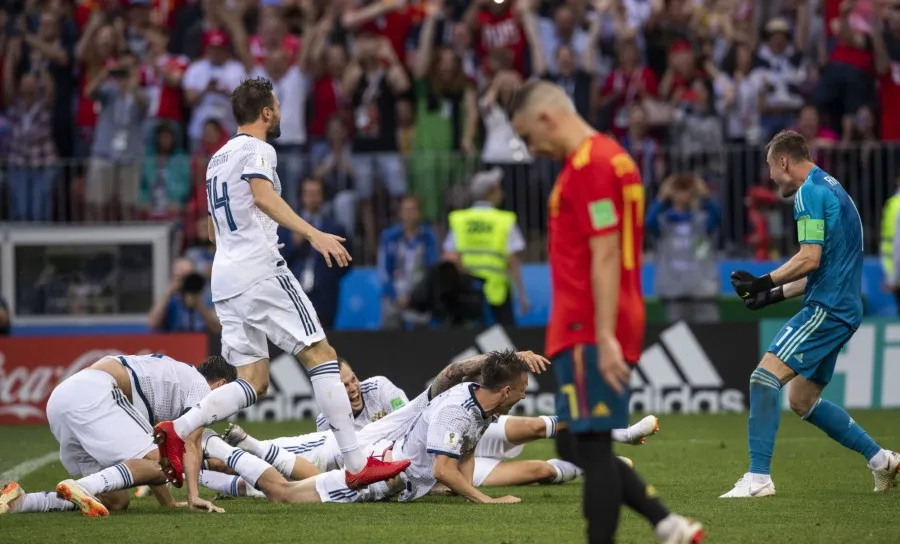 Iago Aspas tras fallar pentli ante Rusia en 2018