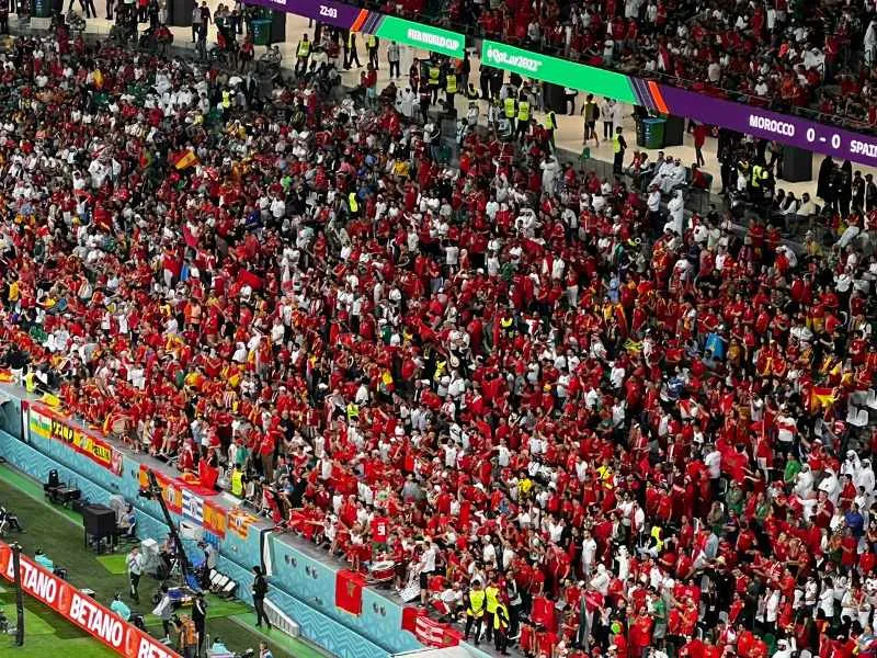 Afición de Marruecos en Qatar