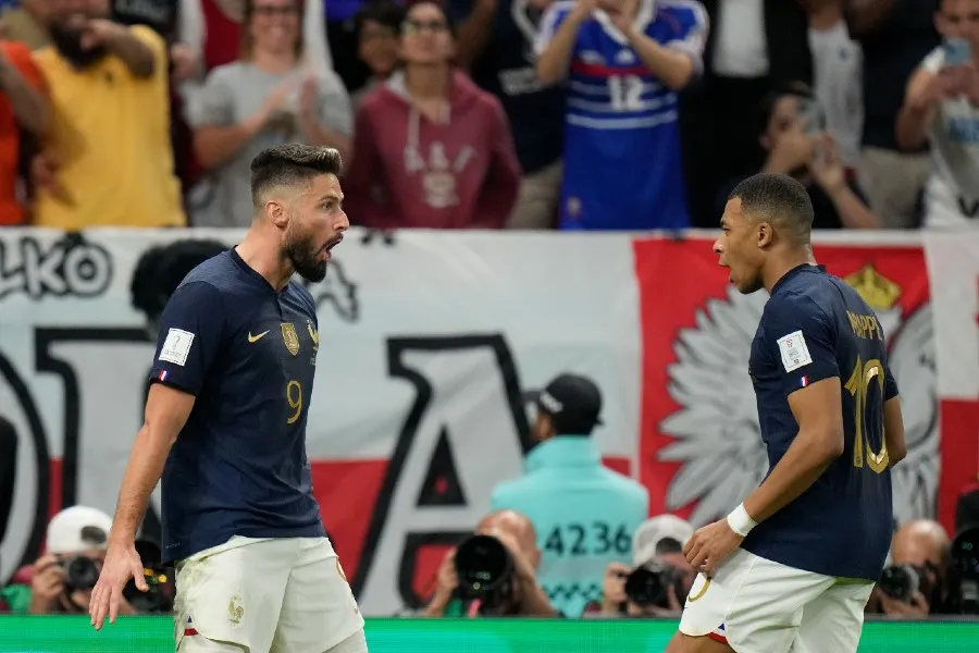 AP Mbappé fue el MVP del encuentro frente a Polonia