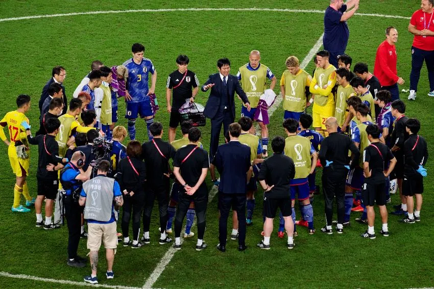 Japón en su eliminación de Qatar 2022