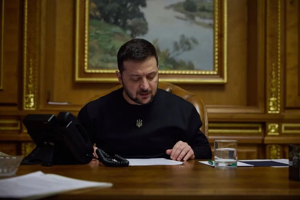 Volodimir Zelenski, presidente de Ucrania