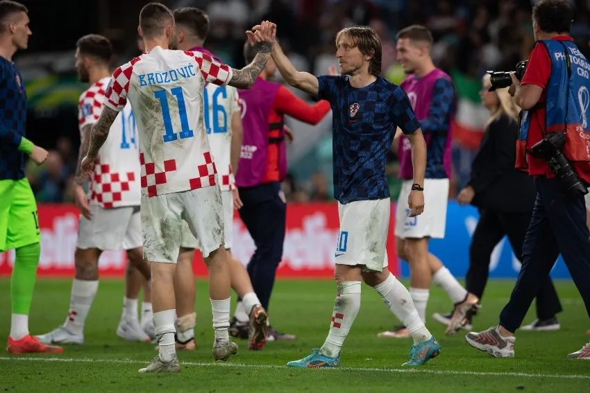 Croacia tras avanzar a los Cuartos de Qatar 2022