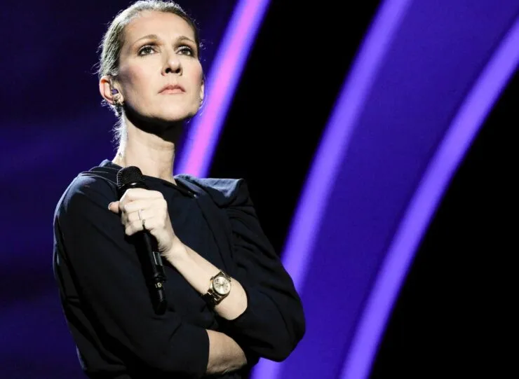 Celine Dion en un concierto