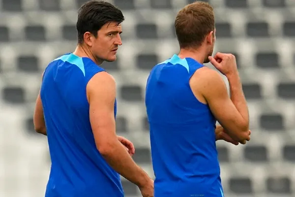 Los ingleses en entrenamiento