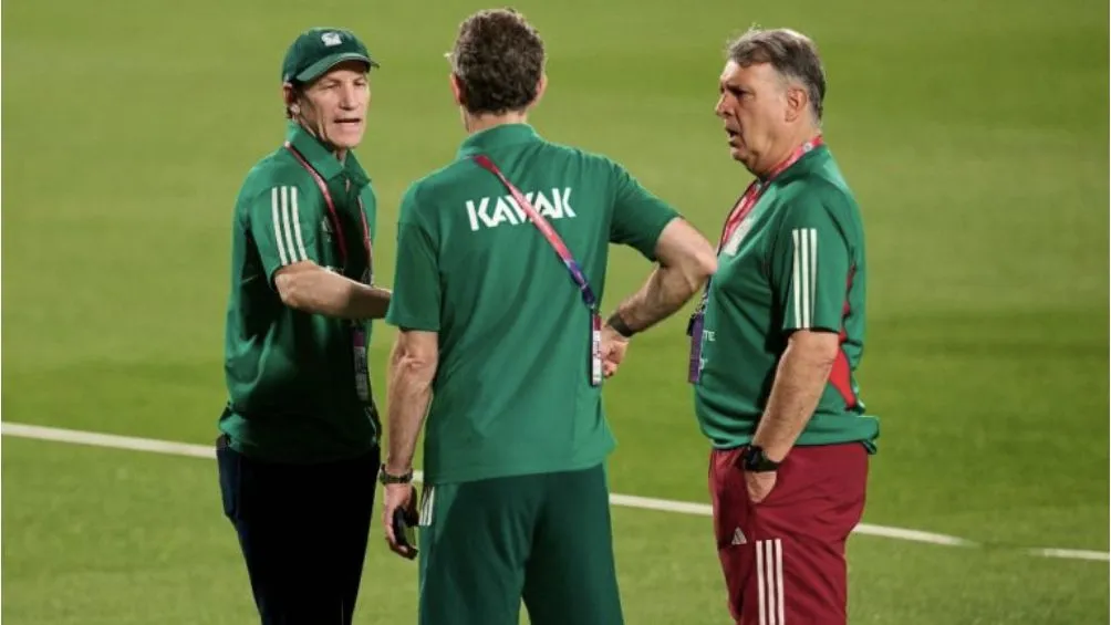 Ordiales con Gerardo Martino