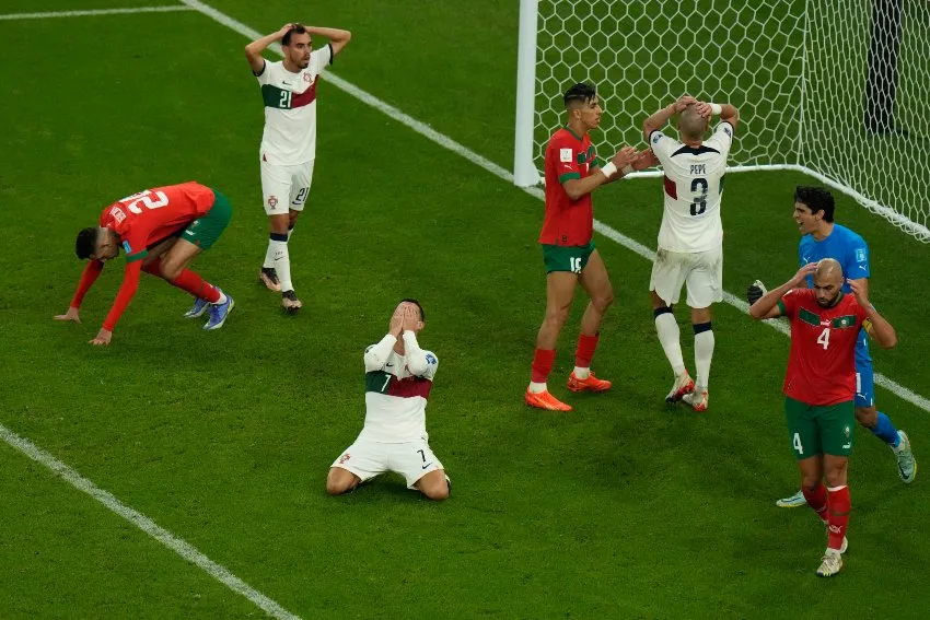 Ronaldo tras la eliminación de Portugal