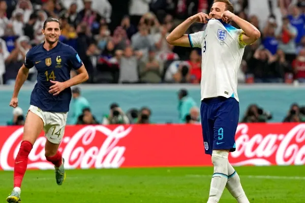 Harry Kane en frustración