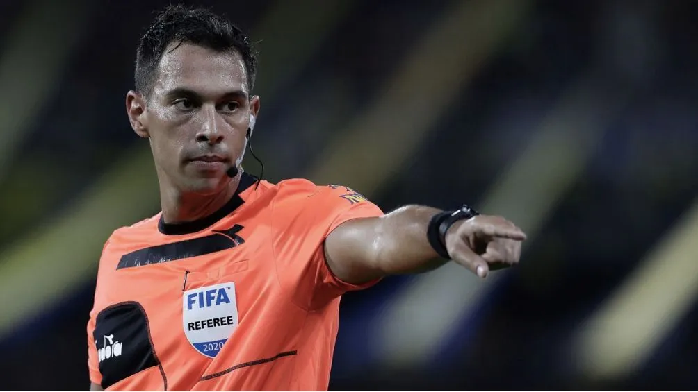 Facundo Tello, el arbitro del Portugal vs Marruecos