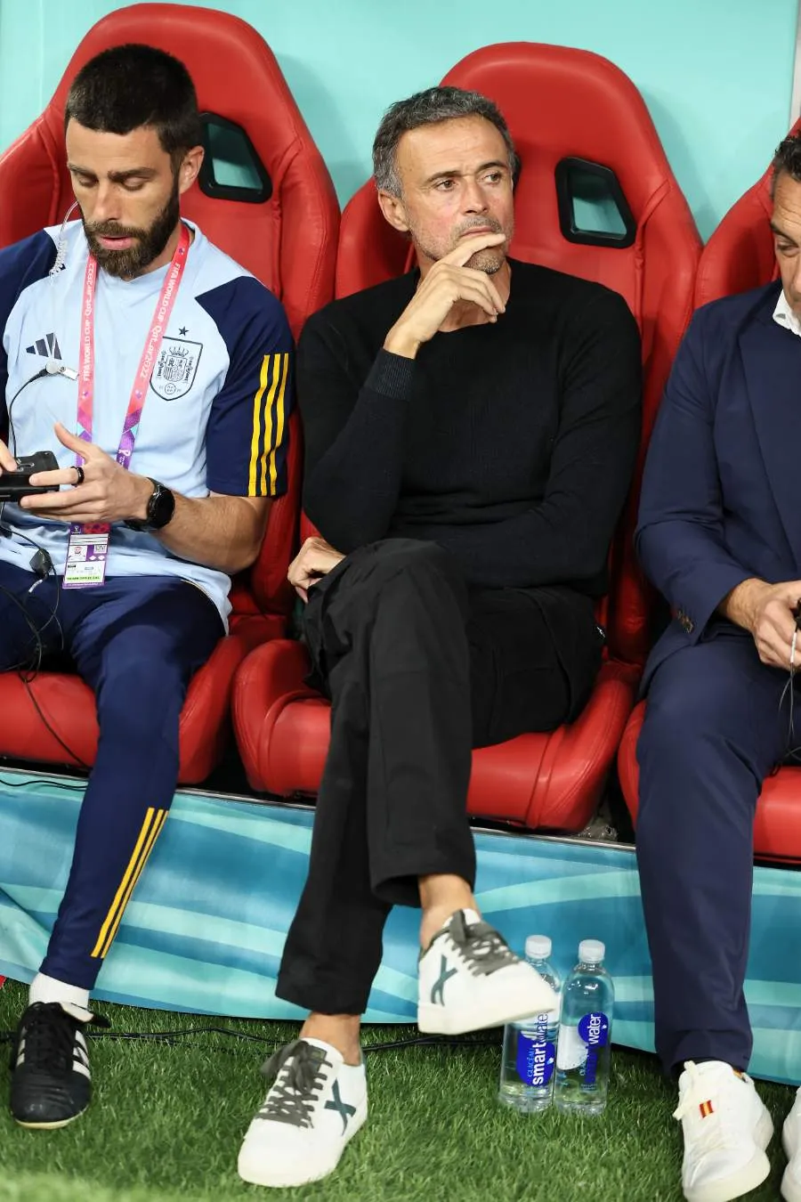 XINHUA Luis Enrique en el banquillo de España