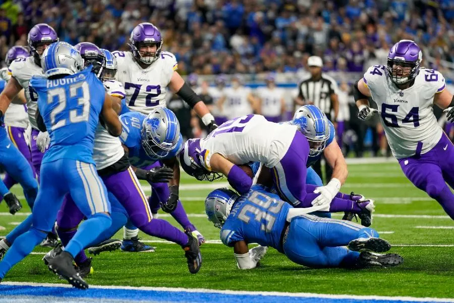 AP Juego entre Lions vs Vikings