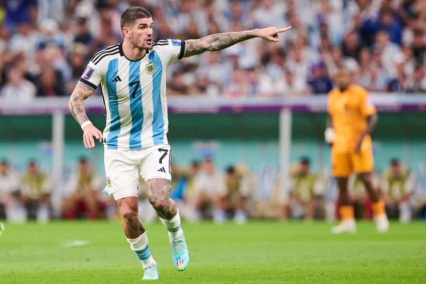 De Paul en Qatar 2022 con Argentina