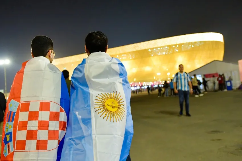 Afición de Argentina en el Mundial