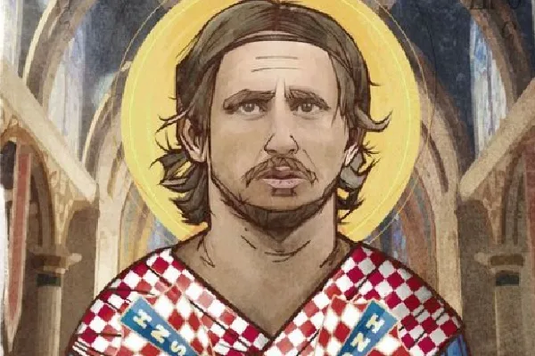 Con esta imagen mostró su apoyo a Croacia