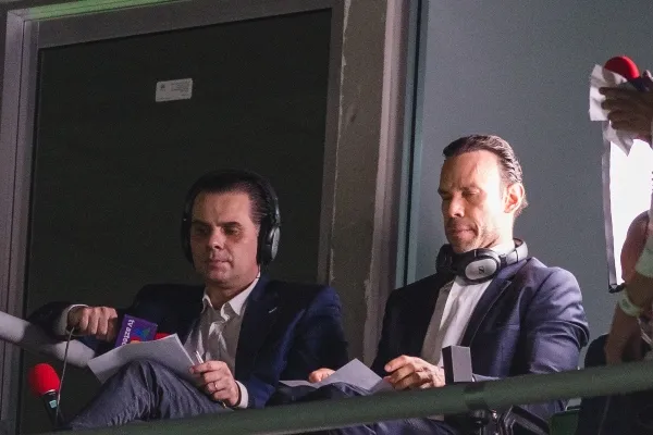 Martinoli y Zague en transmisión