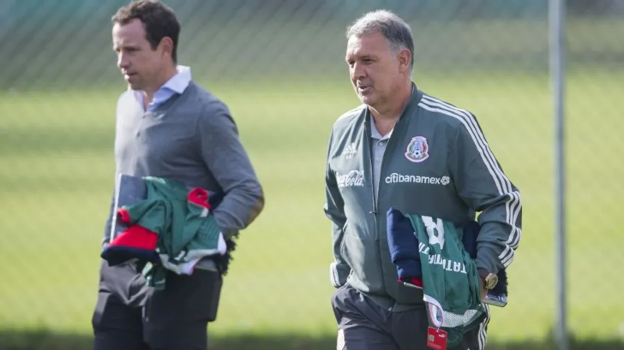 Gerardo Martino y Torrado en el CAR