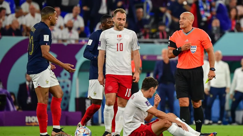 Marciniak también ya estuvo con Francia vs. Dinamarca