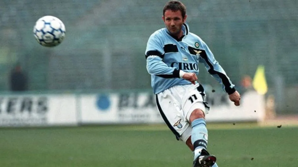 AP Sinisa como jugador de la Lazio