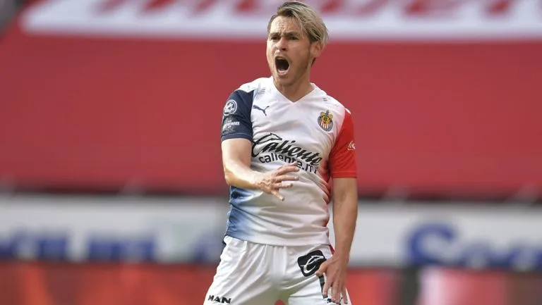 MEXSPORT Jesús Angulo en festejo de gol