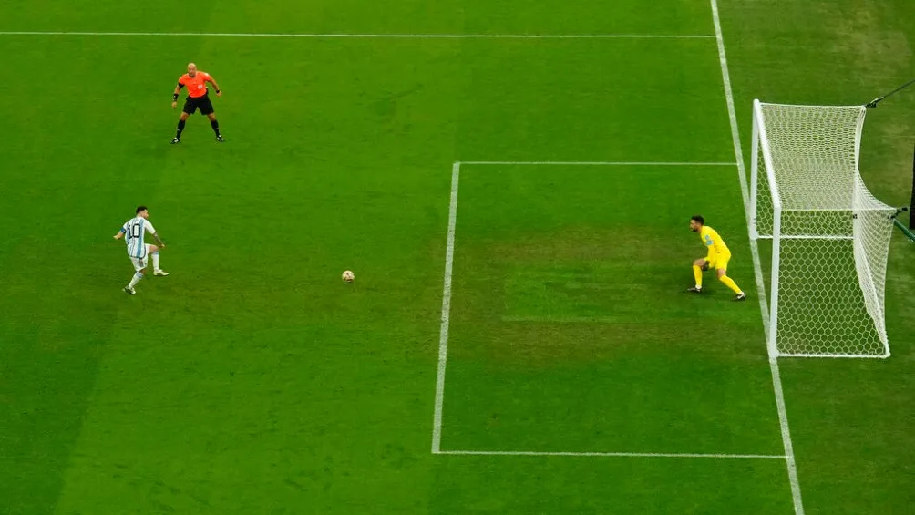 AP Lionel Messi anotó de penal nuevamente