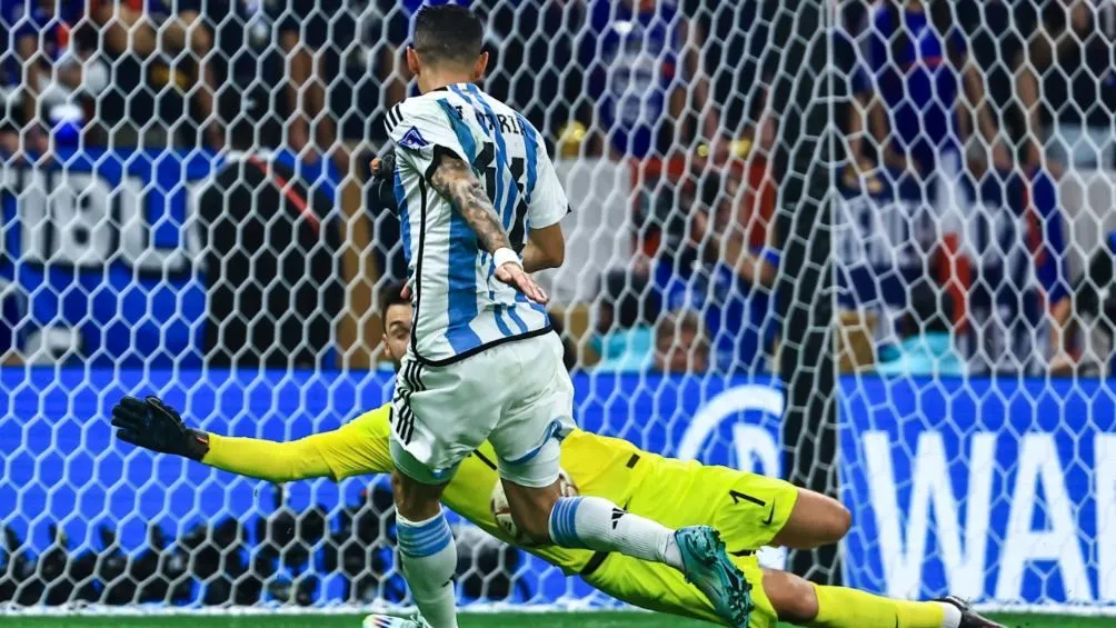 Di María anotó gol en el encuentro de la Final