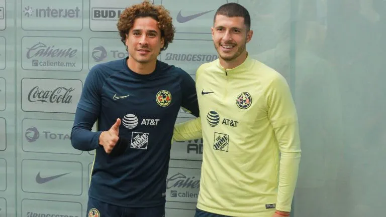Guido y Memo Ochoa en el América