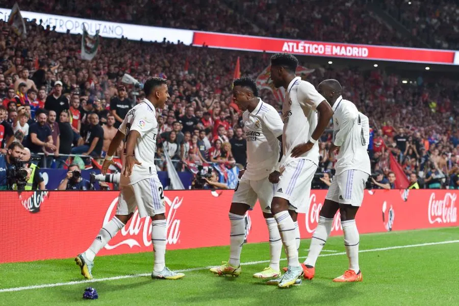 XINHUA Real Madrid en el clásico madrileño