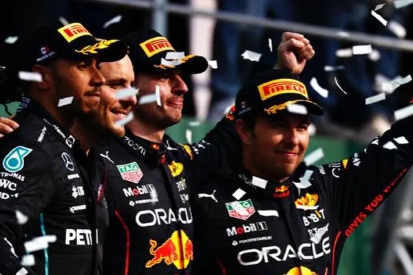 Junto Max en el GP de México