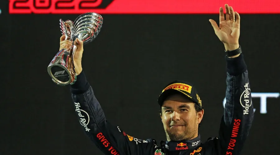 Pérez tras quedar en el podio