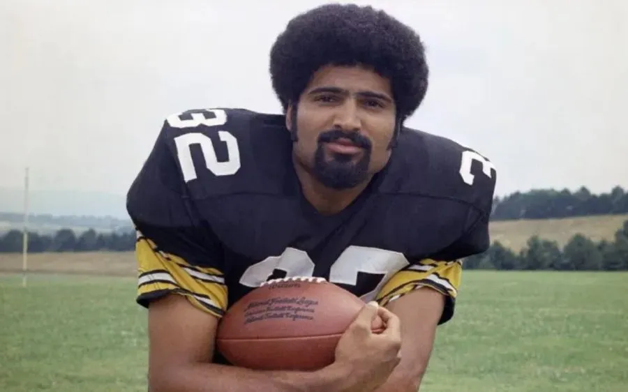 AP Franco Harris en su etapa como jugador de Pittsburgh