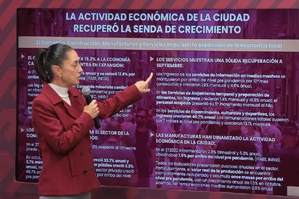 @CLAUDIASHEIN Claudia Sheinbaum en presentación