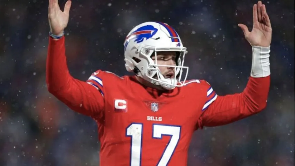 AP Josh Allen con los Bills
