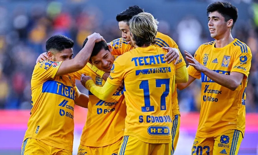 TWITTER @TigresOficial Sebastián Fierro abrió el marcador para Tigres