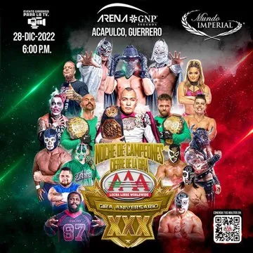 TWITTER: @Luchalibreaaa Cartel de Noche de Campeones