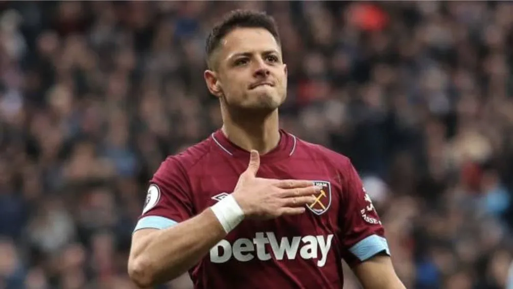 Chicharito con el West Ham United