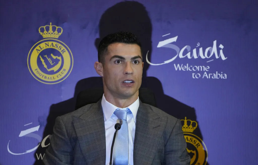Cristiano Ronaldo en conferencia de prensa