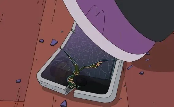 Bad Bunny le rompió el celular a Homero Simpson