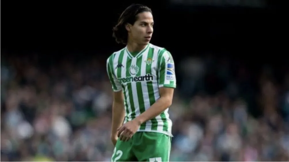 AP Diego Lainez con el Real Betis