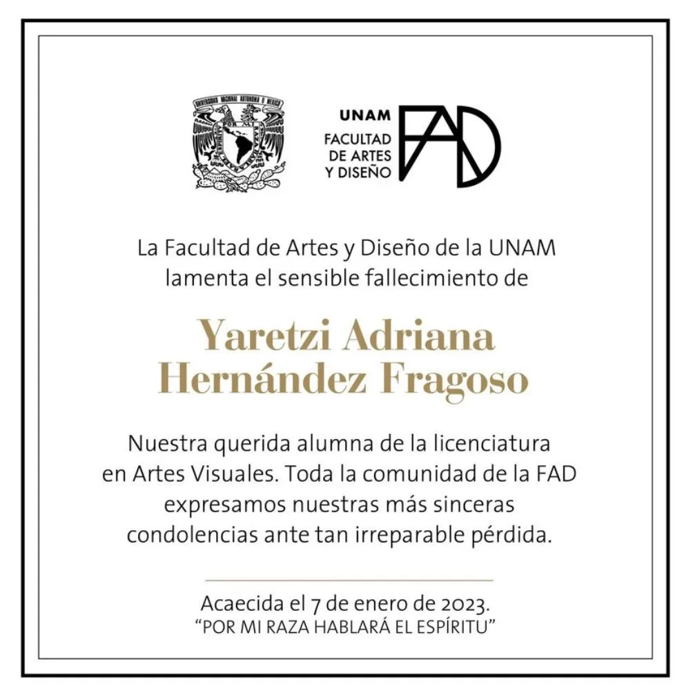 La FAD despidió con cariño a su alumna