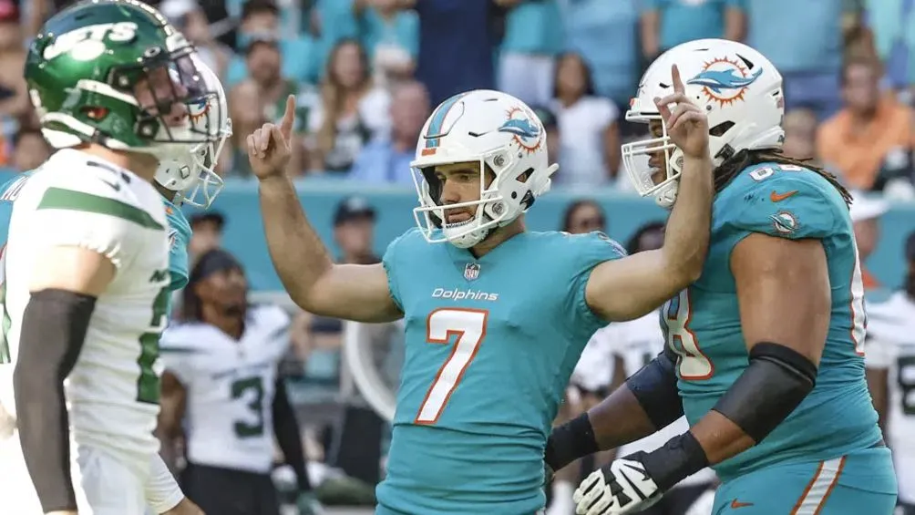 Jason Sanders metió a los Dolphins a PlayOffs en la última jugada ante Jets