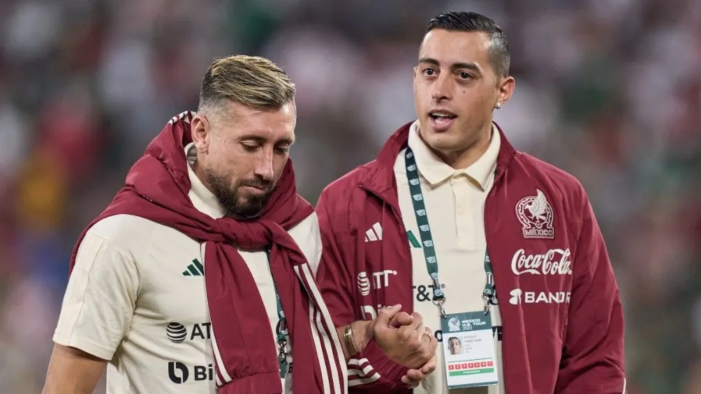 Hector Herrera y Funes Mori en Qatar