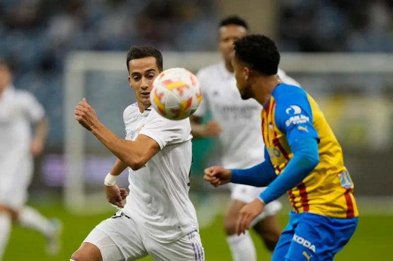Lucas Vázquez con el Real Madrid