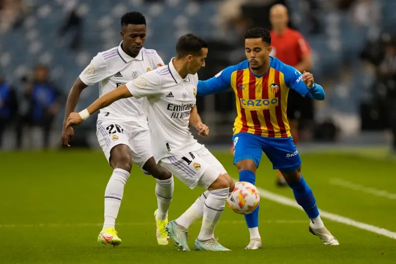 Lucas Vázquez con el Real Madrid
