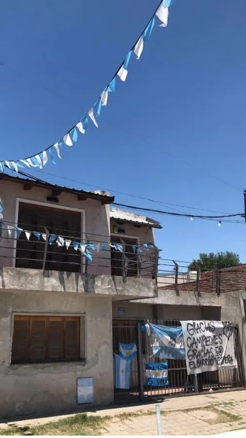 La casa donde vivió Lionel Messi