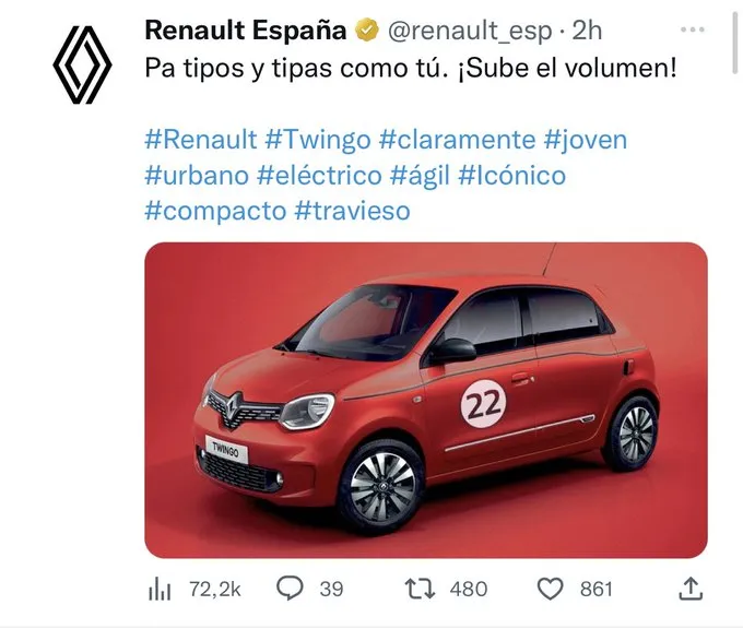 Renault aprovechó mención de Shakira