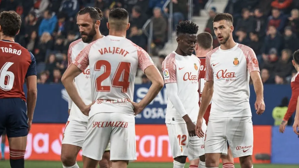 Mallorca en el Sadar tras el gol de Oroz